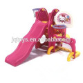 Factory Direct JQ3017 Kids Plastic Outdoor Play Pink Slide